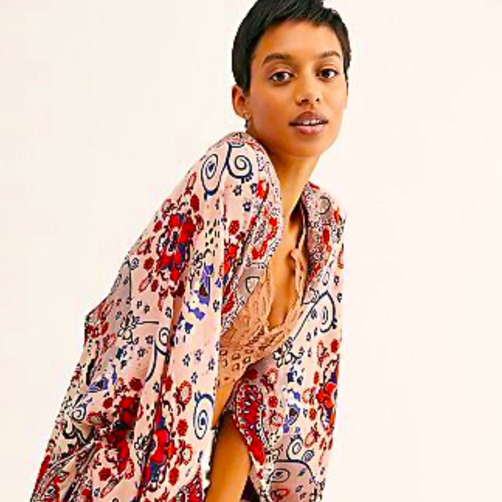 Free People Nightbird Kimono OS - Picture 3 of 10